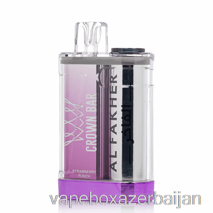 Vape Azerbaijan Al Fakher Crown Bar Crystal 9000 Disposable Strawberry Punch